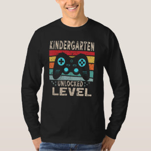 Camiseta Juego de vídeo desbloqueado de nivel Kindergarten 