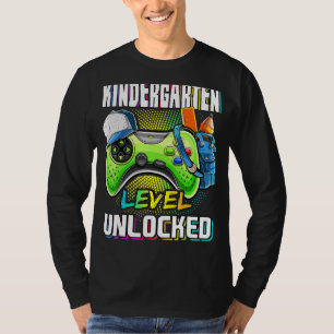 Camiseta Juego de vídeo desbloqueado de nivel Kindergarten
