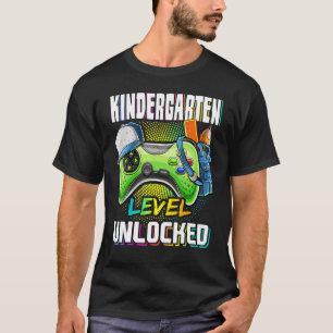 Camiseta Juego de vídeo desbloqueado de nivel Kindergarten