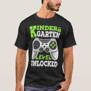 Camiseta Juego de vídeo desbloqueado de nivel Kindergarten 