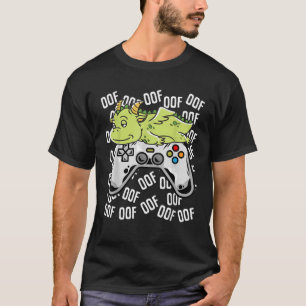 Camiseta Juego de Video Dragon Noob Oof Niños Regalo Chicas