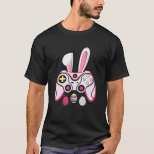 Camiseta Juego de Video Easter Bunny Ear Funny Easter Gamin