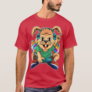 Camiseta Juego de video Easter Bunny Egger Gamer Easter Gam