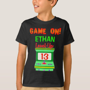 Camiseta Juego de video en arcade para Fiesta de cumpleaño