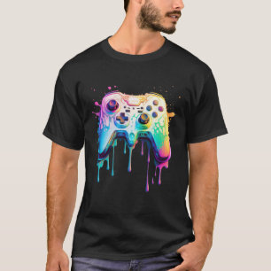 Camiseta Juego de video gráfico - Juego de video colorido m