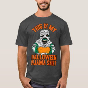 Camiseta Juego de video Halloween Mummy Gamer Esto es mi ha