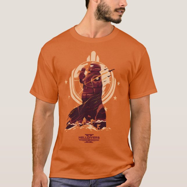 Camiseta Juego de Video Helldivers 2 (Anverso)