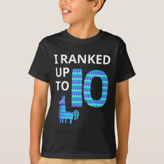 Camiseta Juego De Video Llama Piñata B De 10 Años