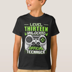 Camiseta Juego de video oficial para adolescentes de nivel 