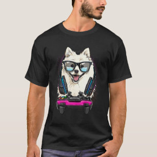 Camiseta Juego de video para computadora Eskimo Dog Gamer