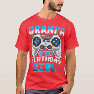 Camiseta Juego De Video Partido De Cumpleaños Grampa Del Ch