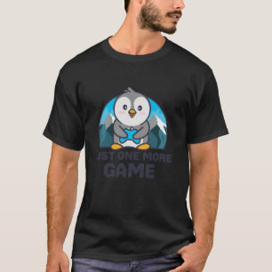 Camiseta Juego de video Pingüino Divertido Jugador Hombres