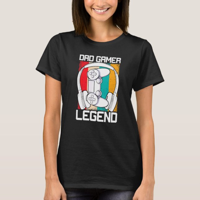 Camiseta Juego de video retro para hombres con leyenda para (Anverso)