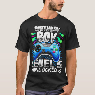 Camiseta Juego de video sin bloquear de nivel 5 Jugador de