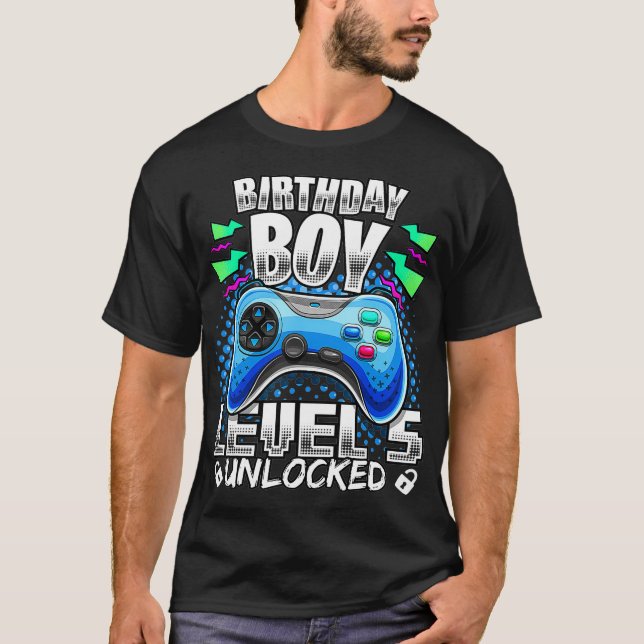 Camiseta Juego de video sin bloquear de nivel 5 Jugador de  (Anverso)