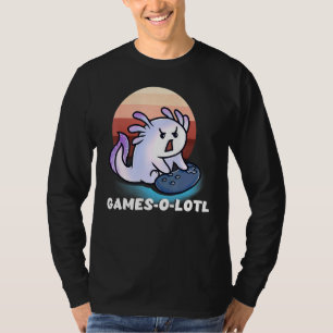 Camiseta Juego De Videojuego De Lotl Gaming Lizard Fish Axo