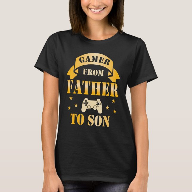 Camiseta Juego De Videojuegos De Idea De Padre A Hijo (Anverso)