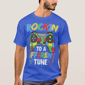 Camiseta Juego de videojuegos que sacuden a diferentes auti