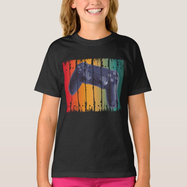 CAMISETA JUEGO DE VIDEOJUEGOS RETRO VINTAGE CONTROLLER CONS (Anverso)