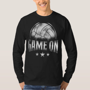 Camiseta Juego de vintage de equipo de jugador de voleibol
