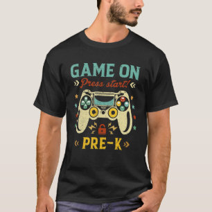 Camiseta Juego De Vintage En La Prensa Comienza Antes De Qu