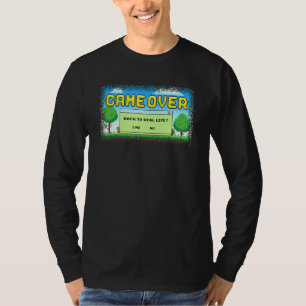 Camiseta Juego De Vuelta Al Jugador De Videojuegos De Vida 