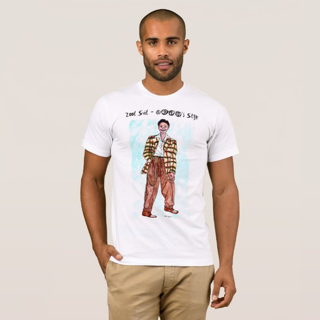 Camiseta Juego de Zoot - Stylin en los años 40 (Anverso completo)