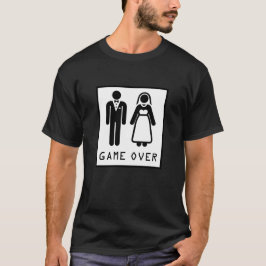 Camiseta Juego dedicado o casado sobre novia y novio