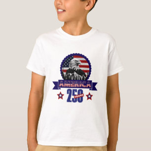 Camiseta Juego del 250 Aniversario del Águila Americana Pat