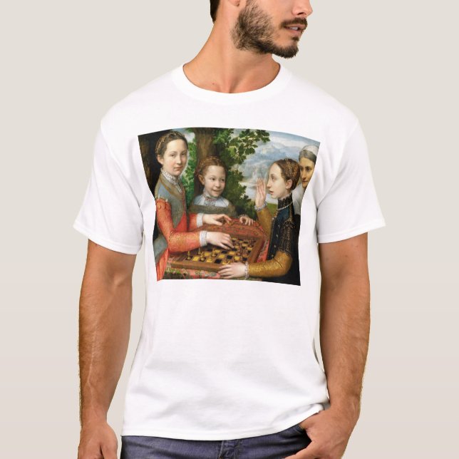 Camiseta Juego del ajedrez de Sofonisba Anguissola - circa (Anverso)