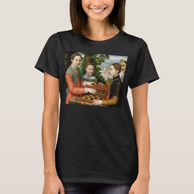 Camiseta Juego del ajedrez de Sofonisba Anguissola - circa (Anverso)