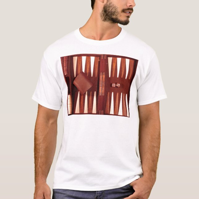 Camiseta Juego del backgammon (Anverso)