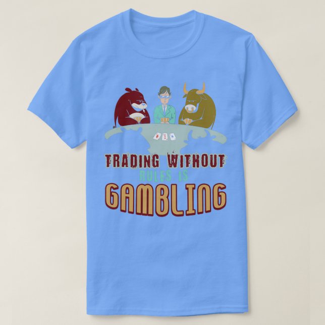 Camiseta Juego del mercado de valores (Diseño del anverso)