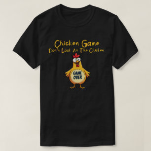 Camiseta Juego del pollo No mires al pollo Pollo divertido