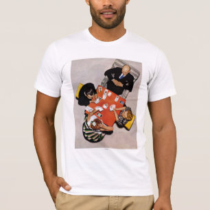 Camiseta Juego del puente de Norman Rockwell