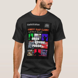 Camiseta Juego del rap de Pinoy (negro)