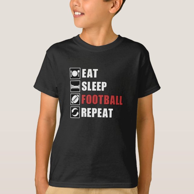 Camiseta Juego deportivo de equipo de repetición de fútbol  (Anverso)