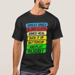 Camiseta Juego deportivo de equipo Jugar Rugby Fútbol Sweat
