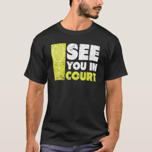 Camiseta Juego deportivo de la pista de tenis Badminton