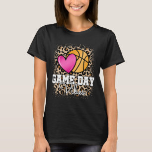 Camiseta Juego Día de baloncesto Leopardo Imprimir máscara 