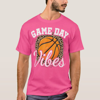 Camiseta Juego Día de baloncesto Leopardo Imprimir máscara 