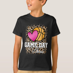 Camiseta Juego Día de baloncesto Leopardo Imprimir máscara 