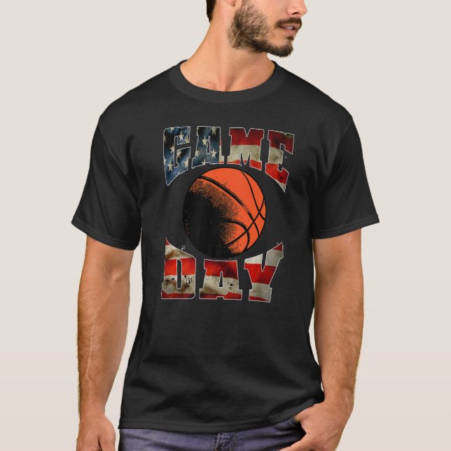 Camiseta Juego Día I Amo Baloncesto (Anverso)