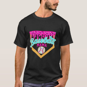 Camiseta Juego Día Vender Mama Ice Cream Drin Vender Mom Dr
