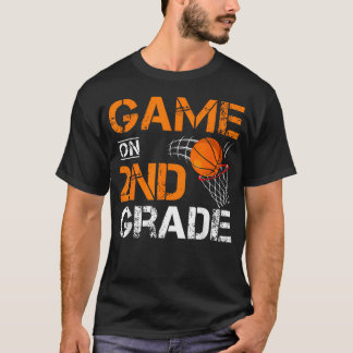 Camiseta Juego Divertido de Baloncesto de Segundo Grado de