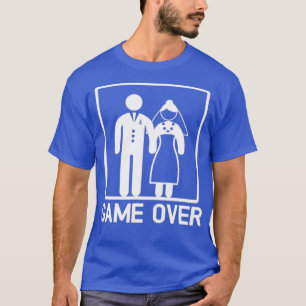 Camiseta Juego divertido de bodas casarse Game Over regalo
