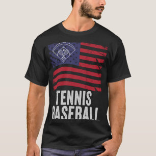 Camiseta Juego divertido de tenis de béisbol para todos los