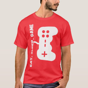 Camiseta Juego divertido de videojuegos Boys Mens Gamer EAT