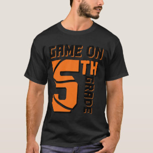 Camiseta Juego divertido en 5º Grado Baloncesto Primer Día 
