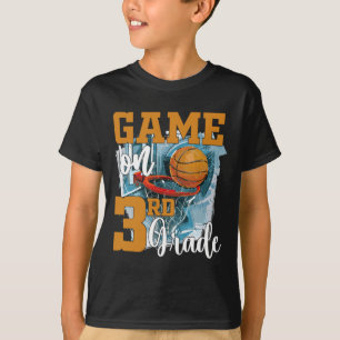 Camiseta Juego divertido en baloncesto de tercer grado de v